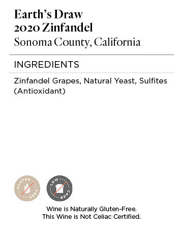 Earth's Draw 2020 Zinfandel Sonoma County, California - Image 5