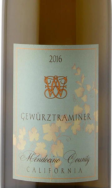 Erste While 2016 Gewurztraminer Mendocino County California - Image 2