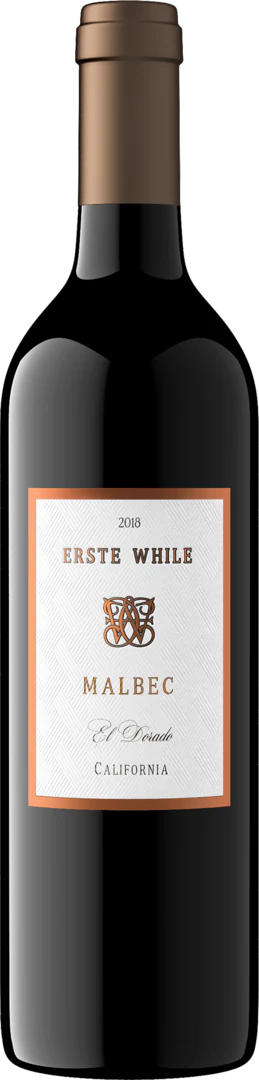 Erste While 2018 Malbec El Dorado, California
