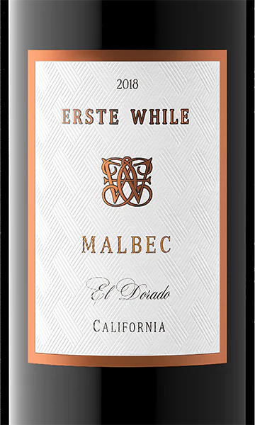 Erste While 2018 Malbec El Dorado, California - Image 2