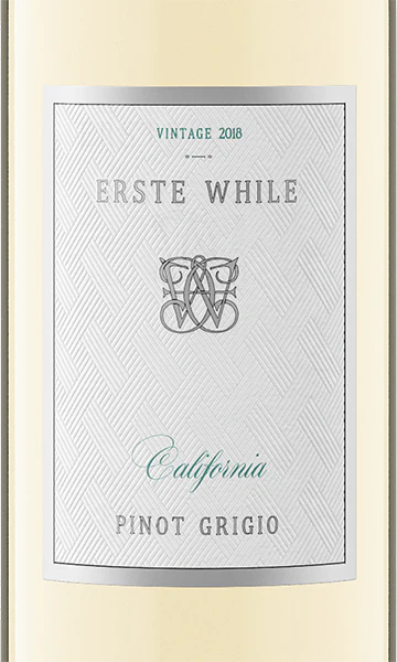Erste While 2018 Pinot Grigio California - Image 2