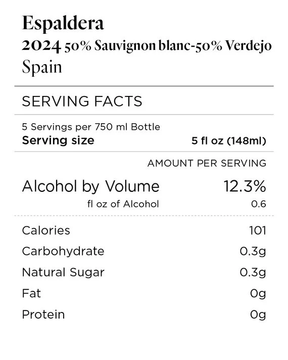 Espaldera 2024 50 Sauvignon blanc-50 Verdejo Spain - Image 4