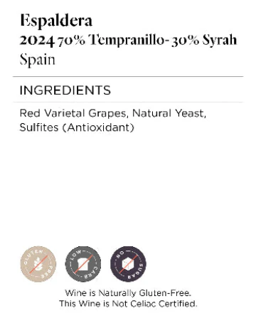 Espaldera 2024 Tempranillo-Syrah Spain - Image 5