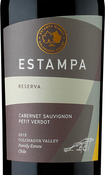 Estampa 2015 Reserva Cabernet Sauvignon-Petit Verdot Colchagua Valley Chile - Image 2