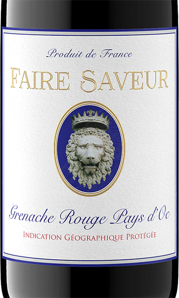 Faire Saveur 2018 Grenache Rouge Pays d'Oc IGP, France - Image 2