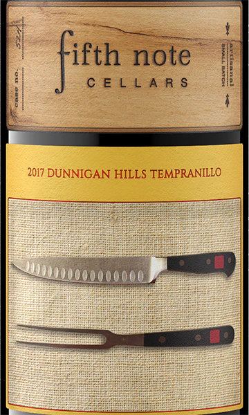 Fifth Note Cellars 2017 Tempranillo Dunnigan Hills, California - Image 2