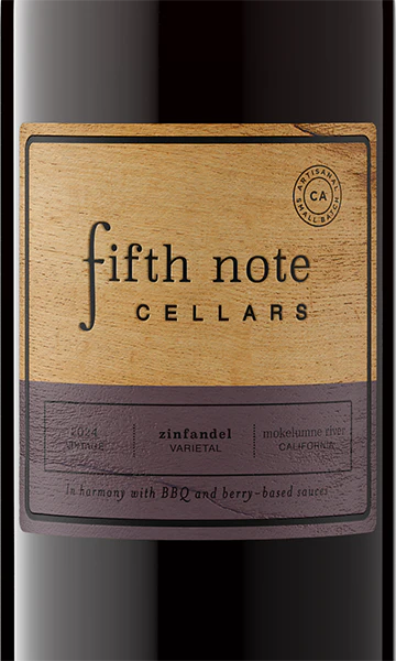 Fifth Note Cellars 2024 Zinfandel Mokelumne River Lodi, California - Image 2