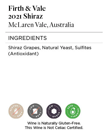 Firth & Vale 2021 Shiraz McLaren Vale, Australia - Image 5