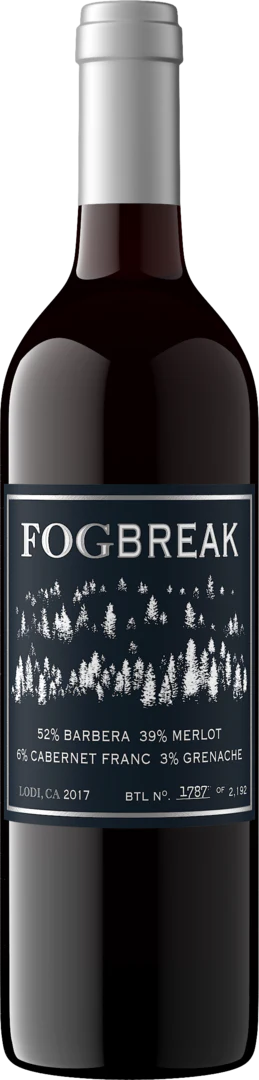 Fogbreak 2017 Barbera Merlot Cabernet Franc Grenache Lodi, California