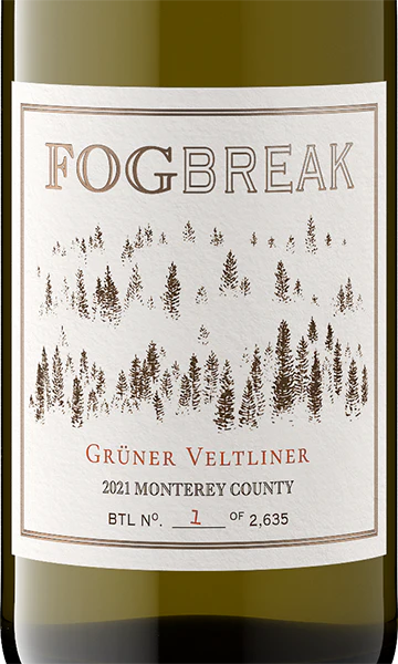FogBreak 2021 Grüner Veltliner Monterey County, California - Image 2