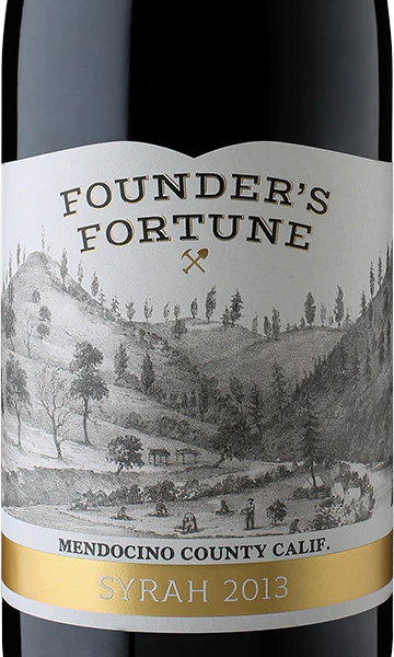 Founder's Fortune 2013 Syrah Mendocino California - Image 2