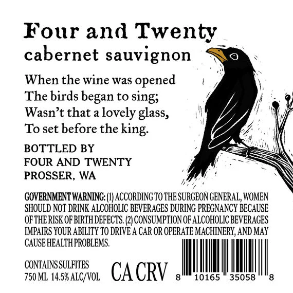 Four and Twenty 2022 Cabernet Sauvignon Columbia Valley, Washington - Image 3