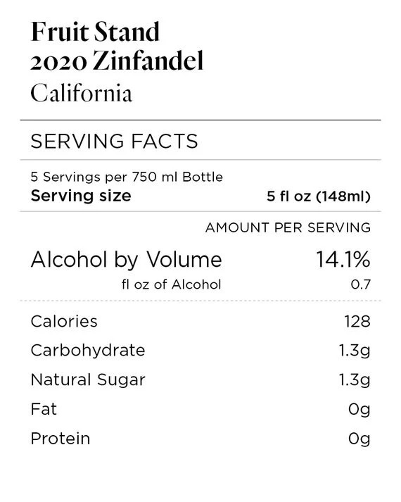 Fruit Stand 2020 Zinfandel California - Image 4
