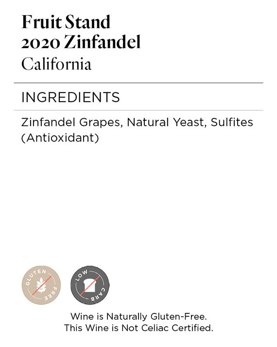 Fruit Stand 2020 Zinfandel California - Image 5