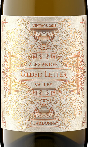 Gilded Letter 2018 Chardonnay Alexander Valley, California - Image 2