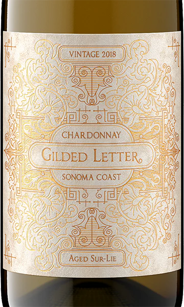 Gilded Letter 2018 Chardonnay Sonoma Coast, California - Image 2