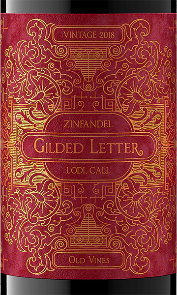 Gilded Letter 2018 Zinfandel Lodi, California - Image 2