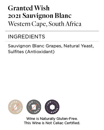 Granted Wish 2021 Sauvignon Blanc Western Cape, South Africa - Image 5