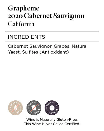 Grapheme 2020 Cabernet Sauvignon California - Image 5
