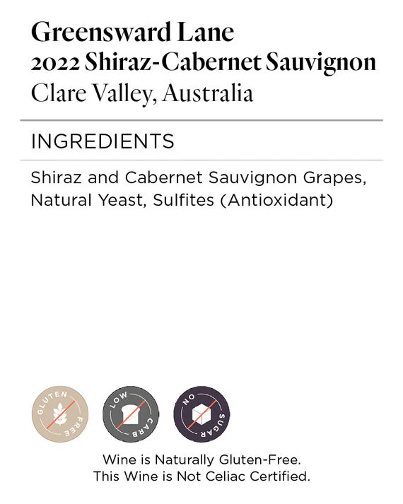 Greensward Lane 2022 Shiraz Cabernet Sauvignon Clare Valley, Australia - Image 4