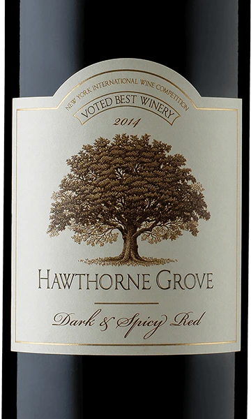 Hawthorne Grove 2014 Dark & Spicy Red California - Image 2