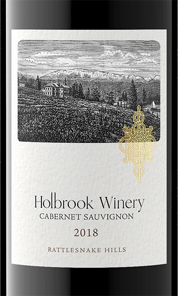 Holbrook Winery 2018 Cabernet Sauvignon Rattlesnake Hills, Washington - Image 2
