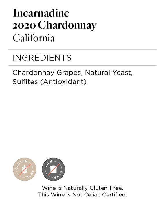 Incarnadine 2020 Chardonnay California - Image 3