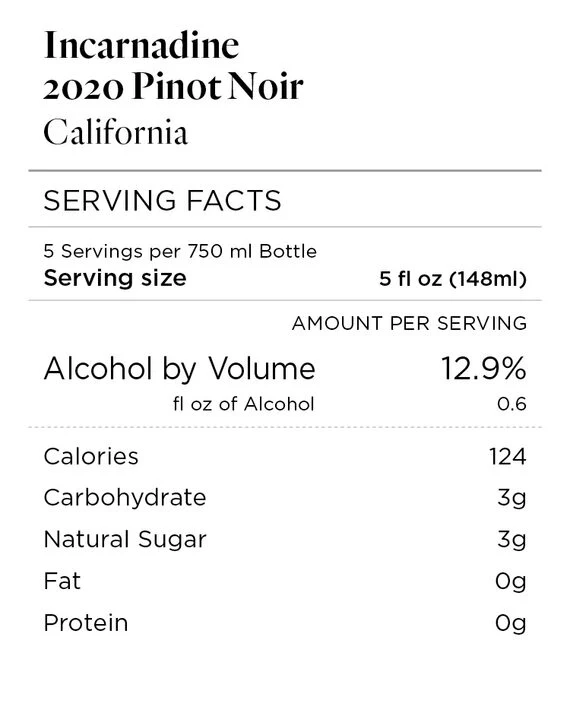 Incarnadine 2020 Pinot Noir California - Image 4