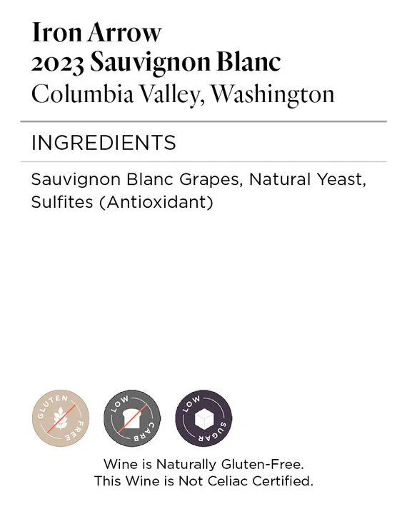 Iron Arrow 2023 Sauvignon Blanc Columbia Valley, Washington - Image 5