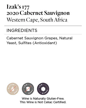 Izak's 177 2020 Cabernet Sauvignon Western Cape, South Africa - Image 5