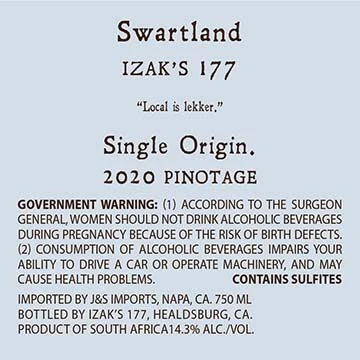 Izak's 177 2020 Pinotage Swartland, South Africa - Image 3