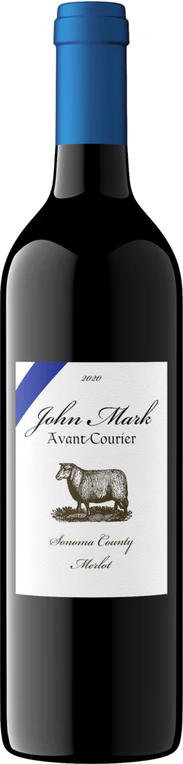 John Mark Avant-Courier 2020 Merlot Sonoma County, California