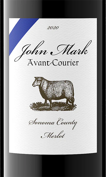 John Mark Avant-Courier 2020 Merlot Sonoma County, California - Image 2