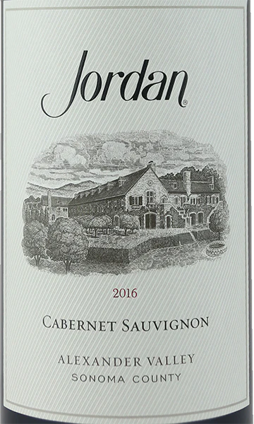 Jordan 2016 Cabernet Sauvignon Alexander Valley, California - Image 2