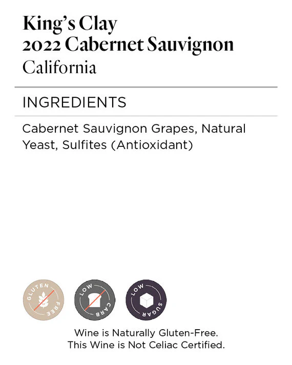 King's Clay 2022 Cabernet Sauvignon, California - Image 5