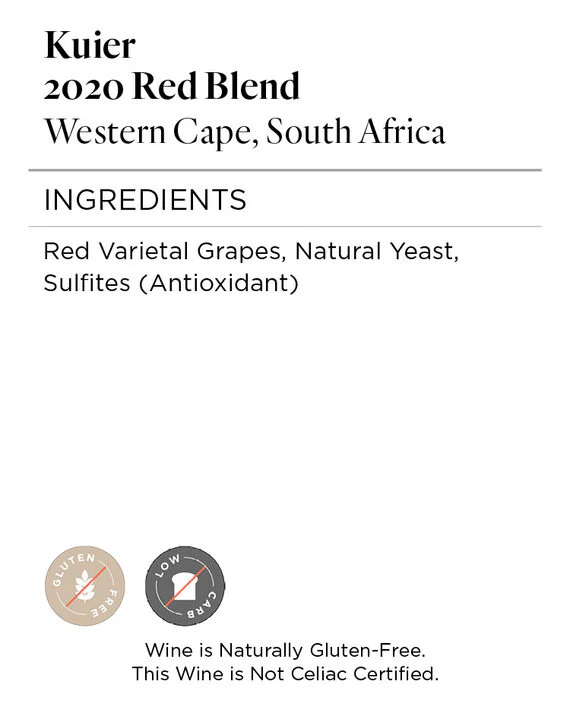Kuier 2020 Red Blend Western Cape, South Africa - Image 5
