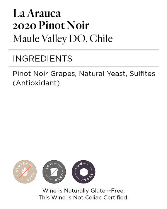 La Arauca 2020 Pinot Noir Maule Valley DO, Chile - Image 5