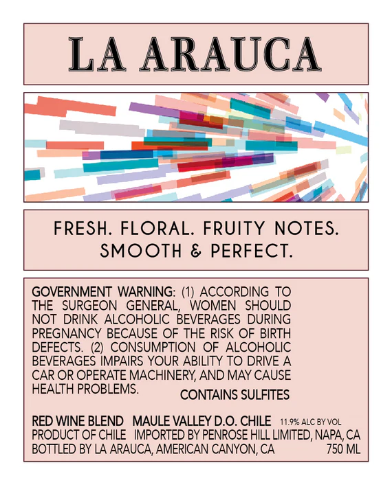 La Arauca 2020 Red Blend Maule Valley DO, Chile - Image 3