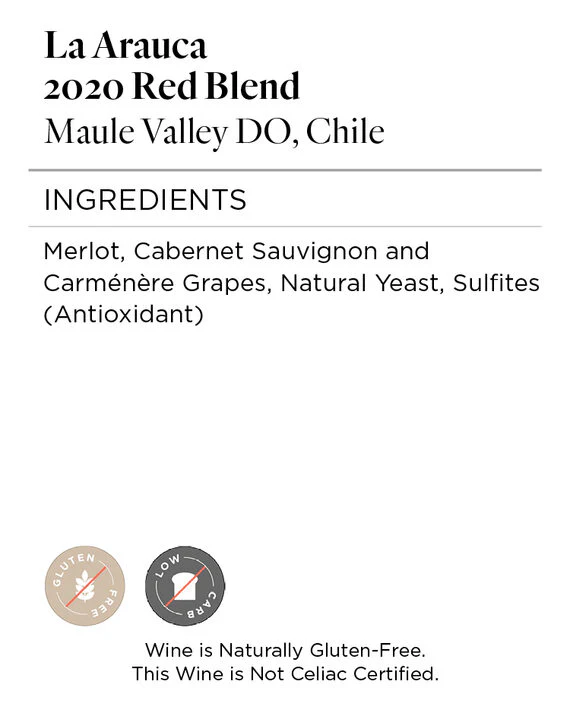 La Arauca 2020 Red Blend Maule Valley DO, Chile - Image 5
