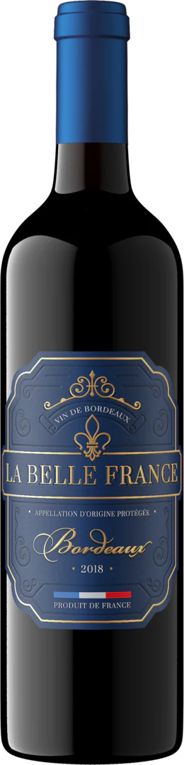 La Belle France 2018 Bordeaux Rouge Bordeaux AOP, France