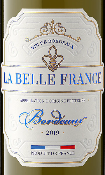 La Belle France 2019 Bordeaux Blanc Bordeaux AOP, France - Image 2