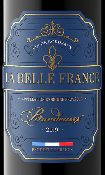 La Belle France 2019 Bordeaux Rouge Bordeaux AOP, France - Image 2