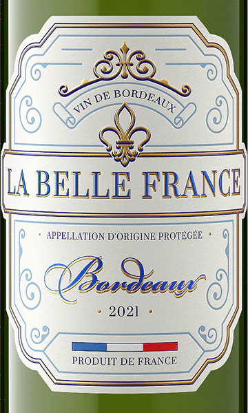 La Belle France 2021 Bordeaux Blanc Bordeaux AOP, France - Image 2