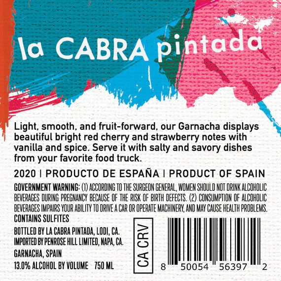 La Cabra Pintada 2020 Garnacha, Spain - Image 3