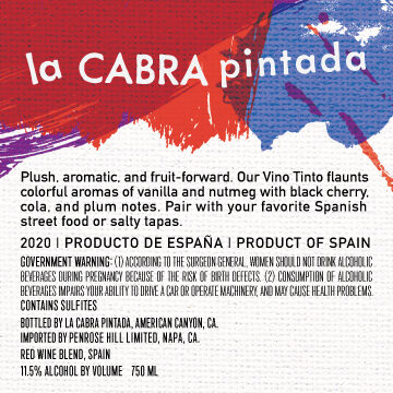La Cabra Pintada 2020 Vino Tinto, Spain - Image 3