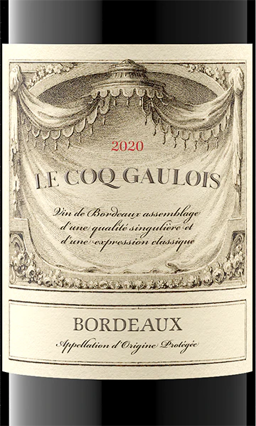 Le Coq Gaulois 2020 Bordeaux Rouge Bordeaux AOP, France - Image 2