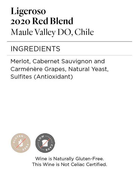 Ligeroso 2020 Red Blend Maule Valley DO, Chile - Image 5