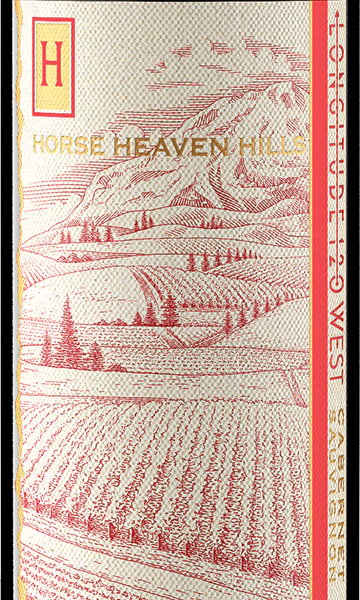 Longitude 120 West 2019 Cabernet Sauvignon Horse Heaven Hills, Washington - Image 2