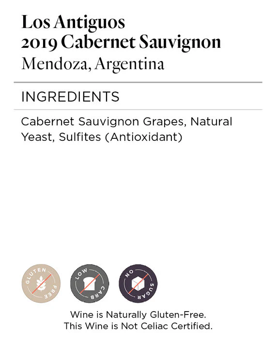 Los Antiguos 2019 Cabernet Sauvignon Mendoza, Argentina - Image 5