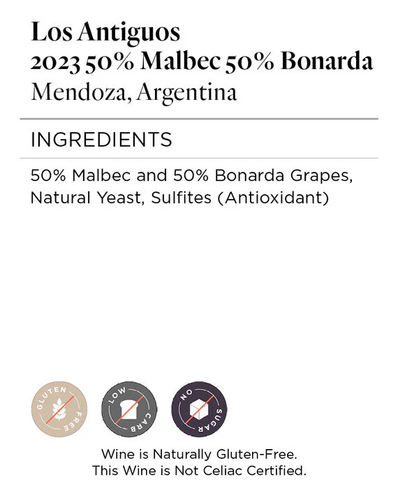 Los Antiguos 2023 Malbec - Bonarda Mendoza, Argentina - Image 5